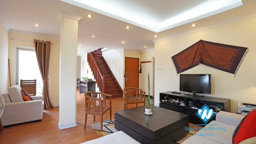 Three bedroom duplex apartment for rent in Hoan Kiem district